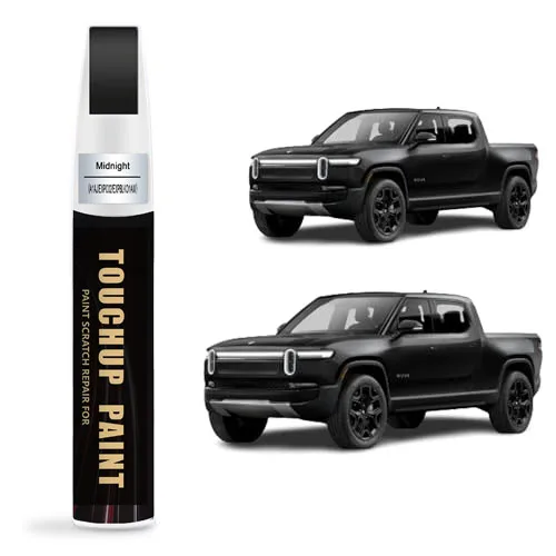 Car Touch Up Paint(Midnight(A1AJ/EXP002/EXPBLKO1AW)) for RIVIAN Car Paint Scratch Repair Kit, Quick & Easy Solution to Repair