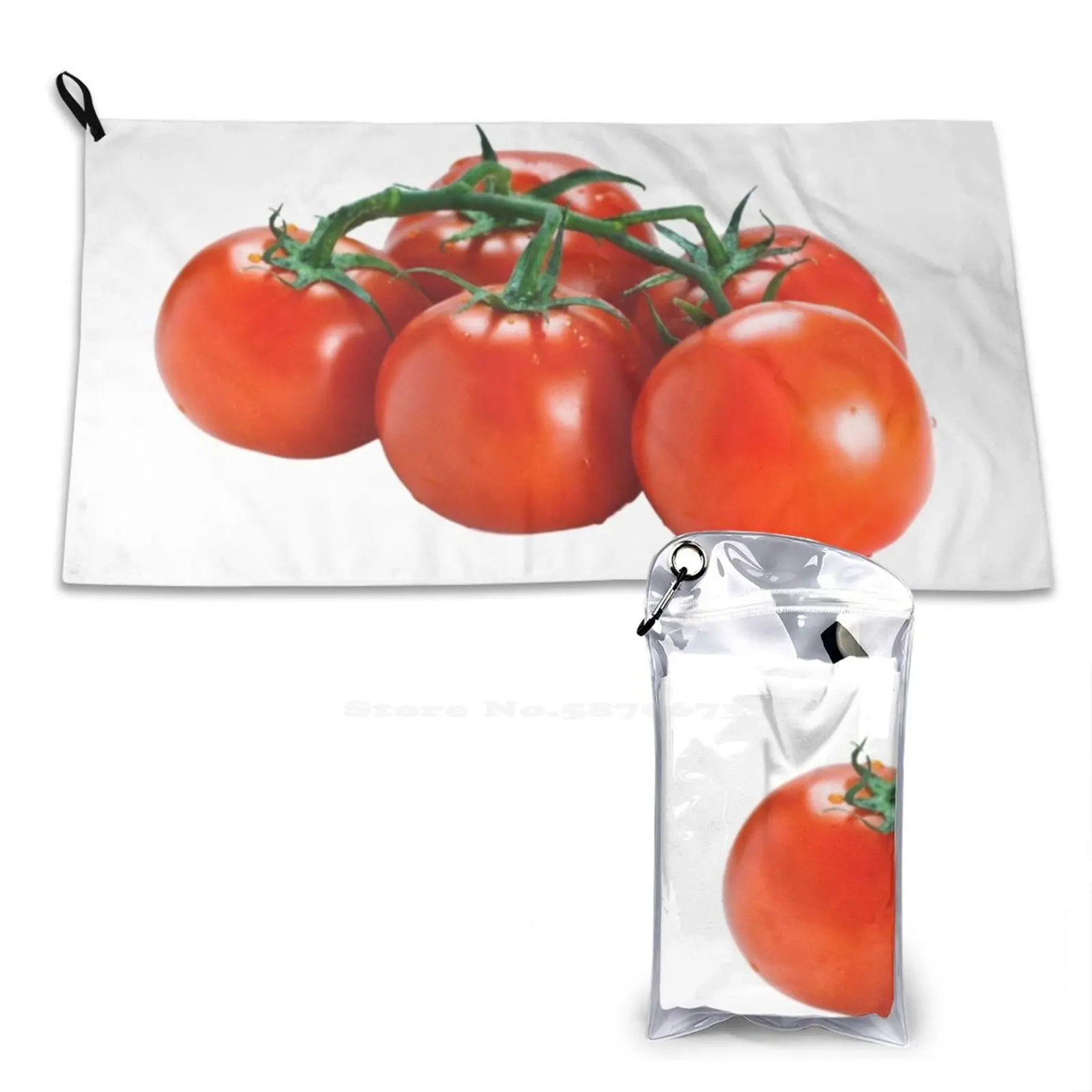 Tomatoes Custom Soft Bathroom Towels Home Outdoor Tomatoes Fruit Vegetables Food