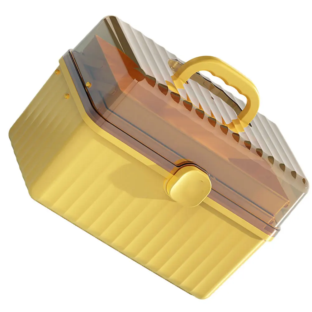 Large Aid Box Portable Medicine Storage Case Organizer Handle Multi Layer Emergency Medicine Holder Household