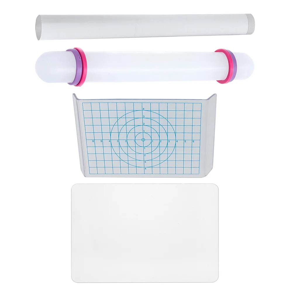 

1Set Clay Carving Supplies with Acrylic Clay Roller Solid Rolling Pin U Shape Backing Board for DIY Sculpting Lightweight