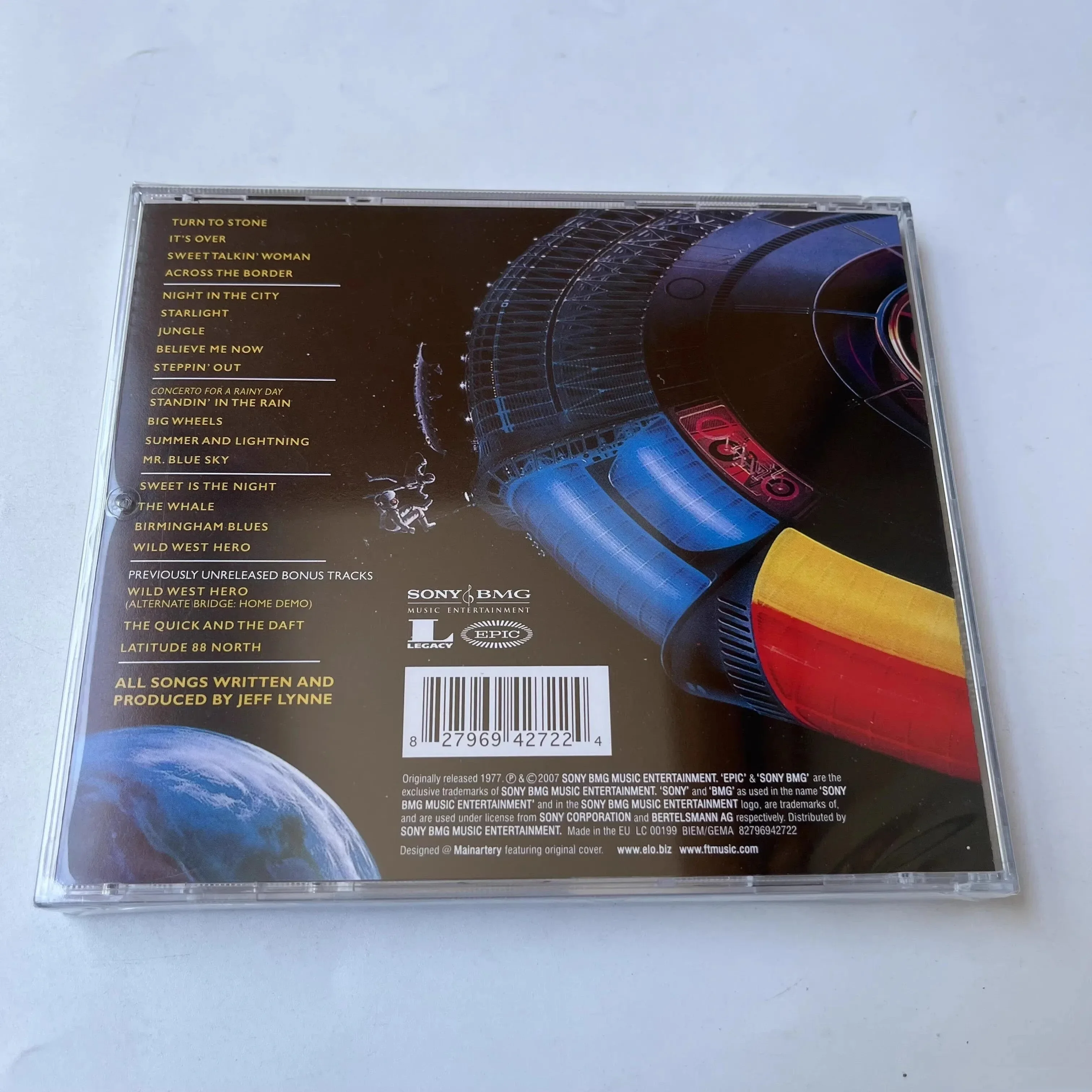 روك إيلو أوركسترا الضوء الكهربائي جيف لين الموسيقى CD خارج الألبوم الأزرق سجل الموسيقى تأثيري وكمان سيارة Soundtracks Box