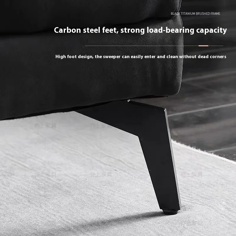 Knife shaped minimalist metal sofa legs, TV cabinets, bathroom cabinets, foot beds, matte black furniture legs