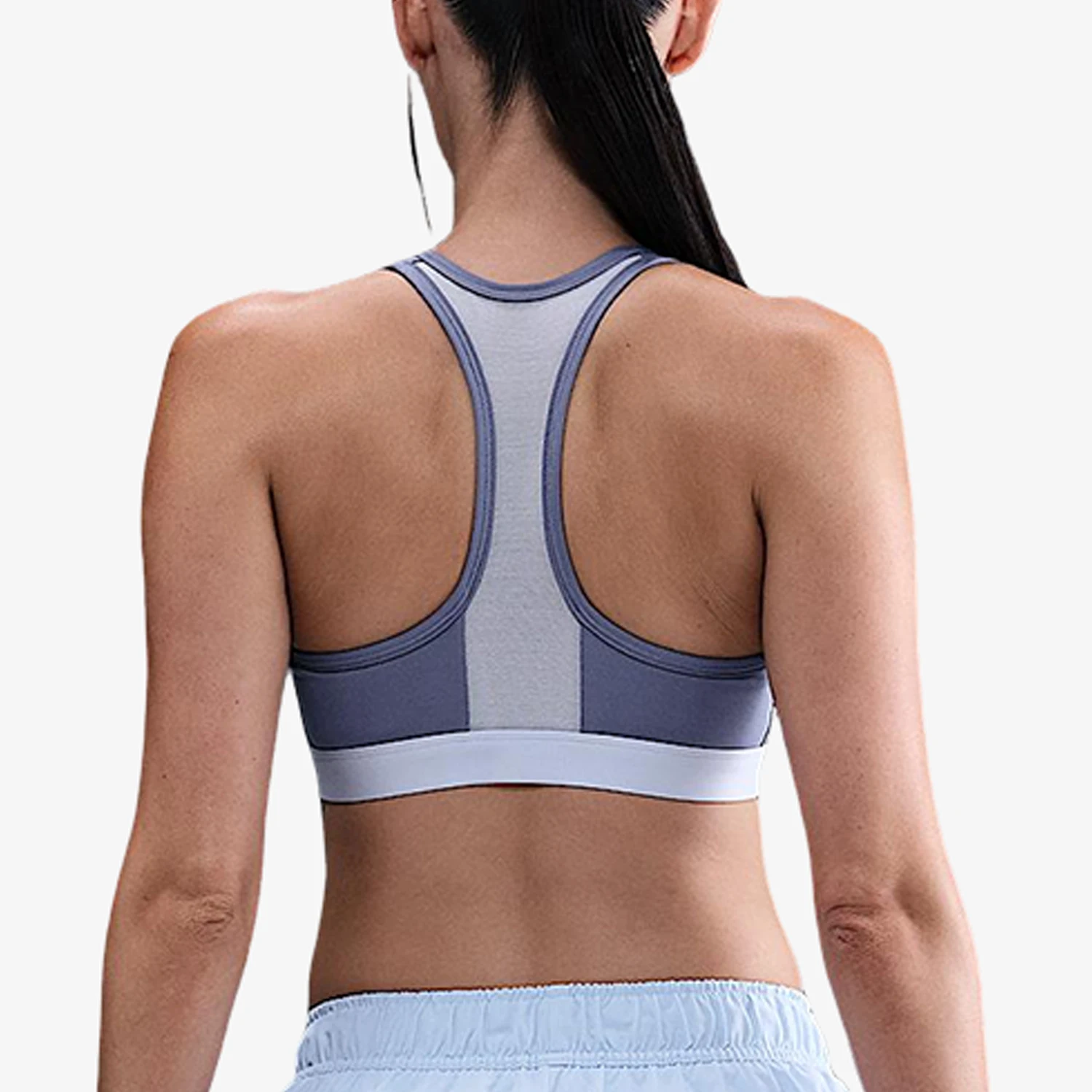 Nike genuine Swoosh women's mid strength support training sports bra FN2732-499