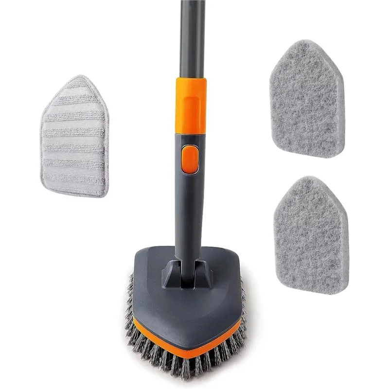 

ABMR-Набор для чистки душевых кабин: щетка, губки, салфетки из микрофибры для чистки ванн, полов и ванных комнат.