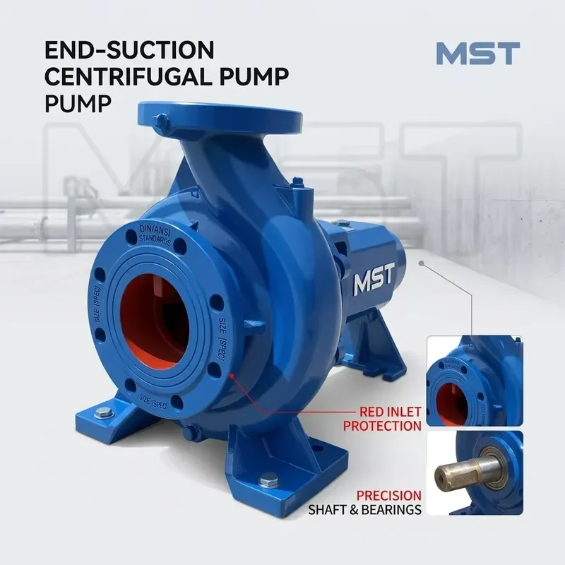 Single Stage End Suction Pump with Mechanical Seal for Clean Water Transfer
