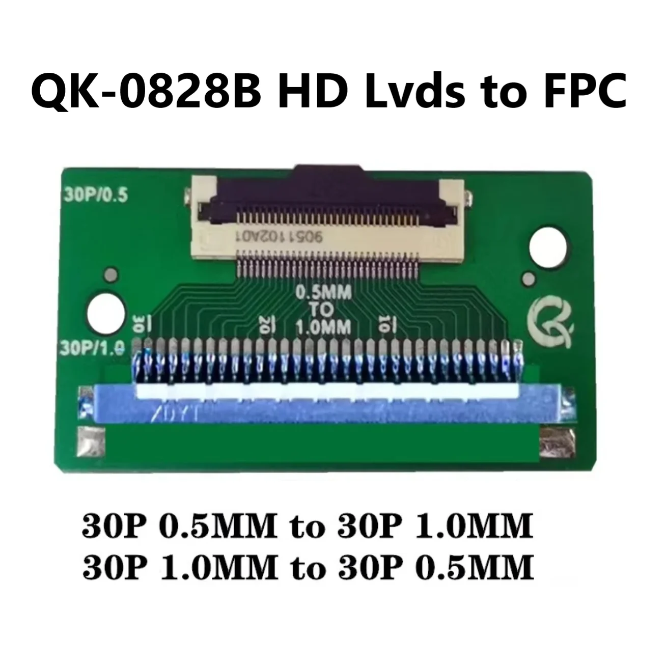 HD 30Pin 1.0mm and 0.5mm Spacing Converter Adapter Board Lvds to FPC and FPC to FPC QK0828A QK0828B QK0828C QK0828 Series