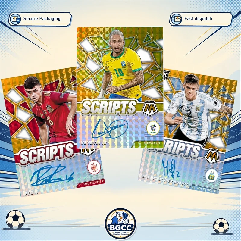 DIY Panini Homemade Football collection card Neymar Mbappe Ronaldo Messi Yamal Harland Beckham Scripts series