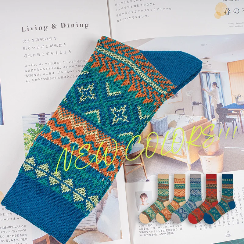 

Miosam, мужские весенние повседневные спортивные носки высшего качества из чесаного хлопка в стиле ретро, дышащие мужские носки с защитой от запаха