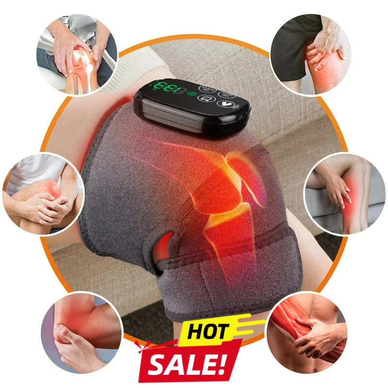 

LDE Red Light Therapy 660 850nm Infrared Heating Knee Pad Shoulder Elbow Brace for Arthritis Wound Healing Muscle Relax