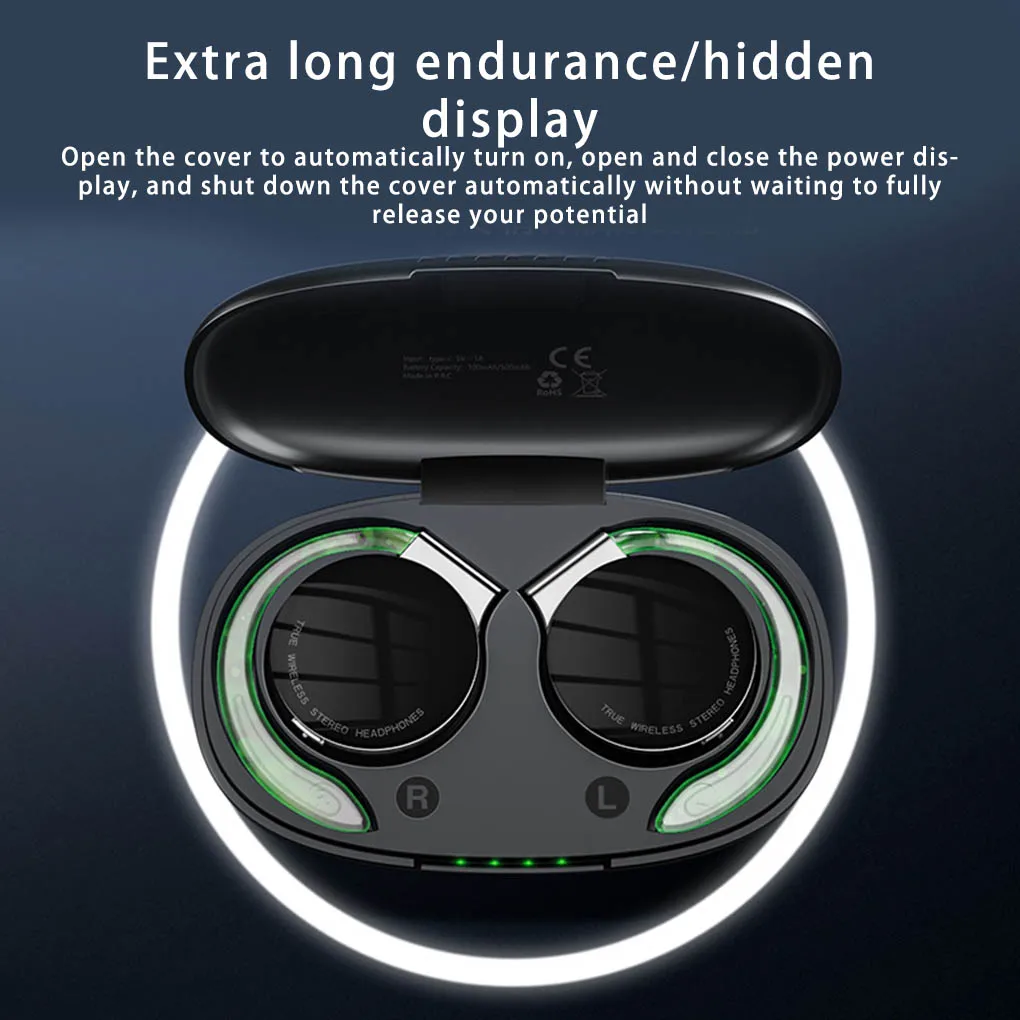 

Earphone Ear Hook Stylish Bluetooth-compatible Running Earbud Headset