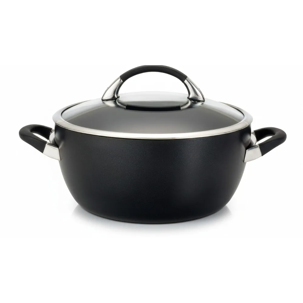 

Premium Nonstick Casserole Dish with Lid, 5.5 Quart, Induction Safe & Easy Clean for Home Cooks