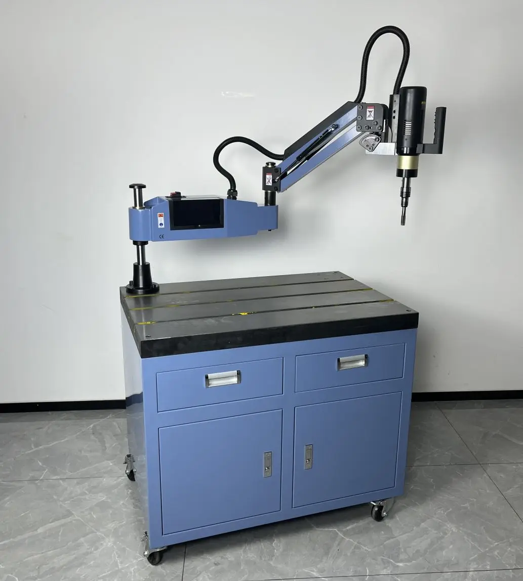 

Электрический нарезной станок M4-M20, портативный автоматический нарезной станок с шестигранной гайкой и глухими отверстиями для сверления