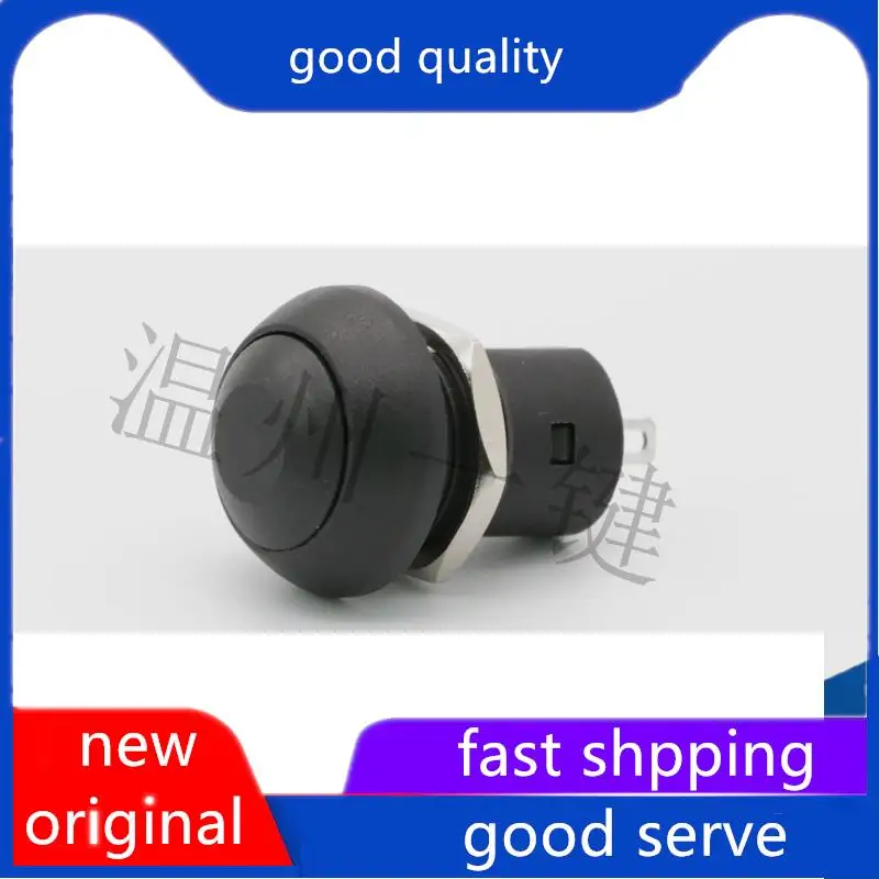 

10 шт. оригинальный новый PS-12B-Q10YF-RS кнопочный переключатель, аксессуар для сбора данных, длинный контактный разъем сброса тока, черный