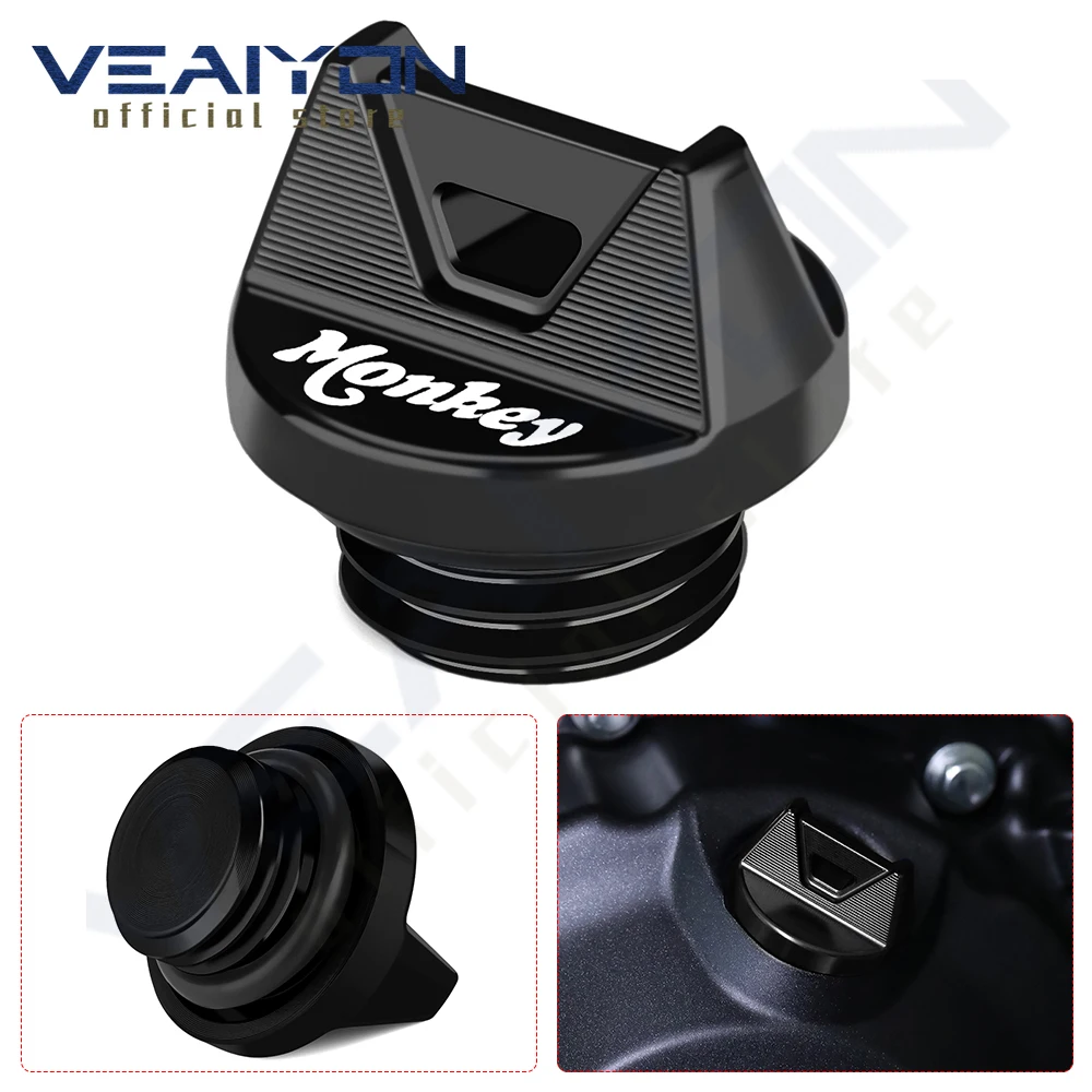 For Monkey125 MONKEY 125 125M 2019 - 2021 2022 2023 2024 Motorcycle Accessories M20*2.5 Engine Oil Cap Plug Filler Nut Cover Cap