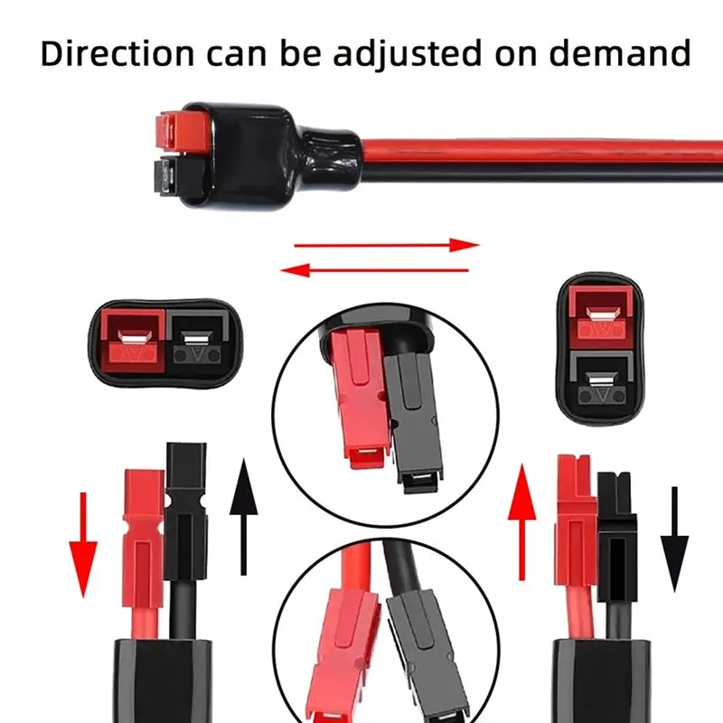 ABKN-30A Anderson Toxt60 Adapter Cable Mobile Energy Storage Battery Charging Cable Aircraft Carrier Extension Cable