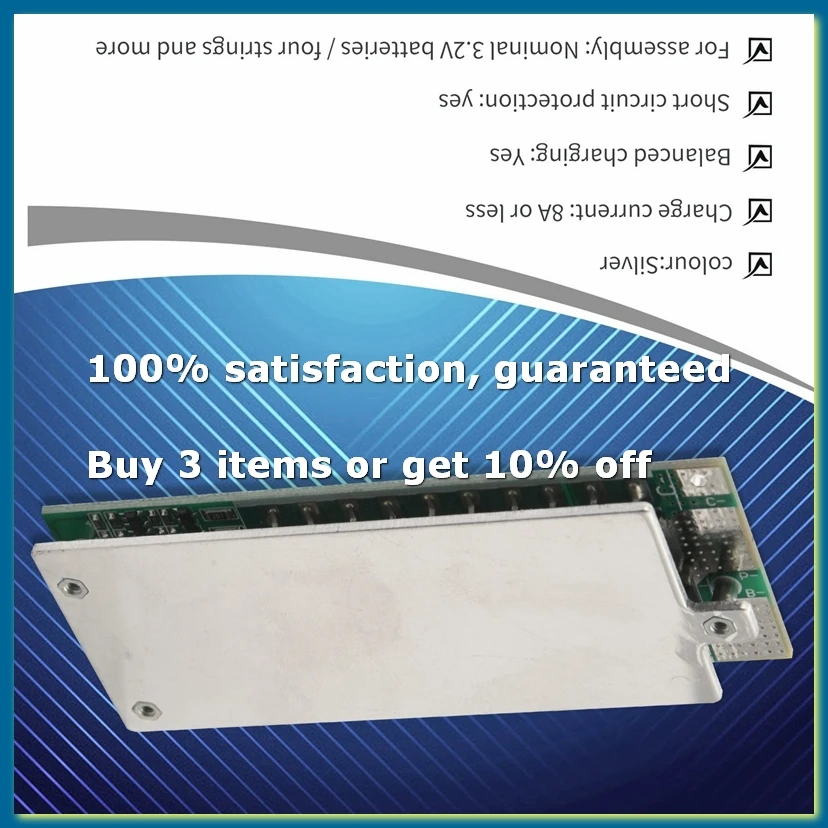 4S 12V 100A Protection Circuit Board Lifepo4 3.2V With Balanced Ups Inverter Energy Storage Packs Charger Battery-DTA9