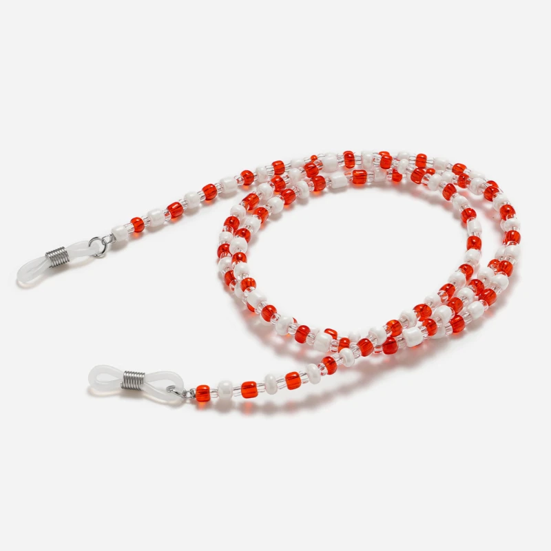 

Withyoo| Colorful Beaded Eyeglass Chain Men Women Lose Collar with Eyewear Cord Trendy Sunglasses Lanyard Wholesale