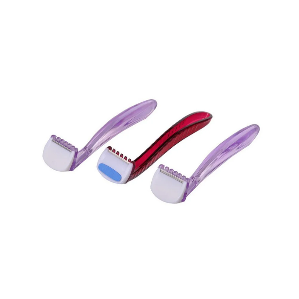 3 قطع من أدوات الحلاقة البلاستيكية الفاخرة لتشذيب البكيني للسيدات على شكل الجسم تحت الإبط، ماكينة حلاقة شعر بيكيني مثالية #5