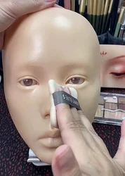 Maquillaje interactivo reutilizable para práctica de ojos, almohadilla de silicona para la piel, tatuaje de pestañas, Beauty Academy