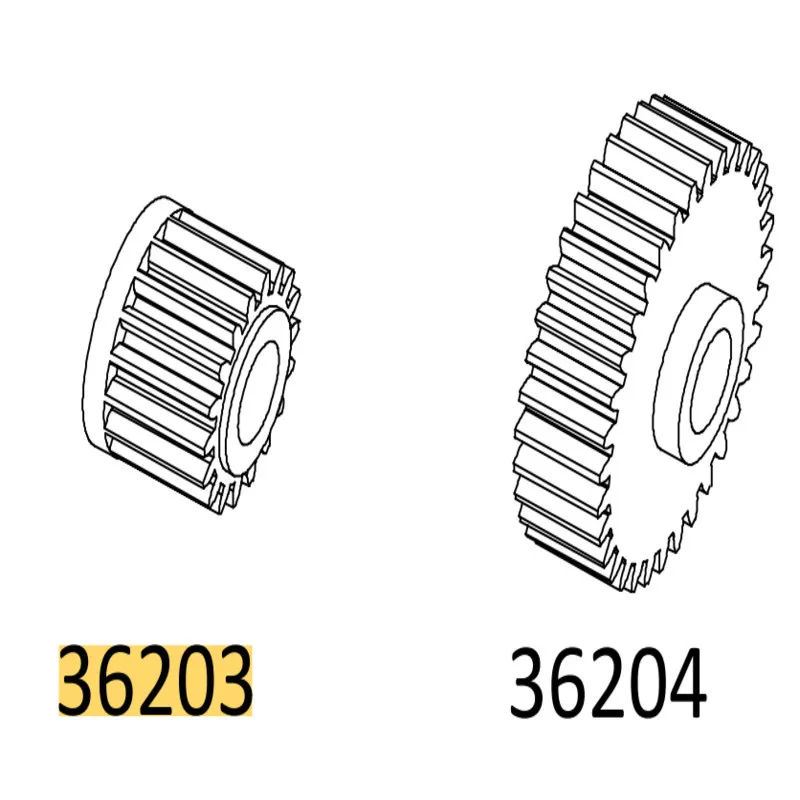 Crossrc Emox Big Rhino High Precision Door Side Reduction Gear Rc Off Road Vehicle Spare Parts 36203 36204 Cs-97401081