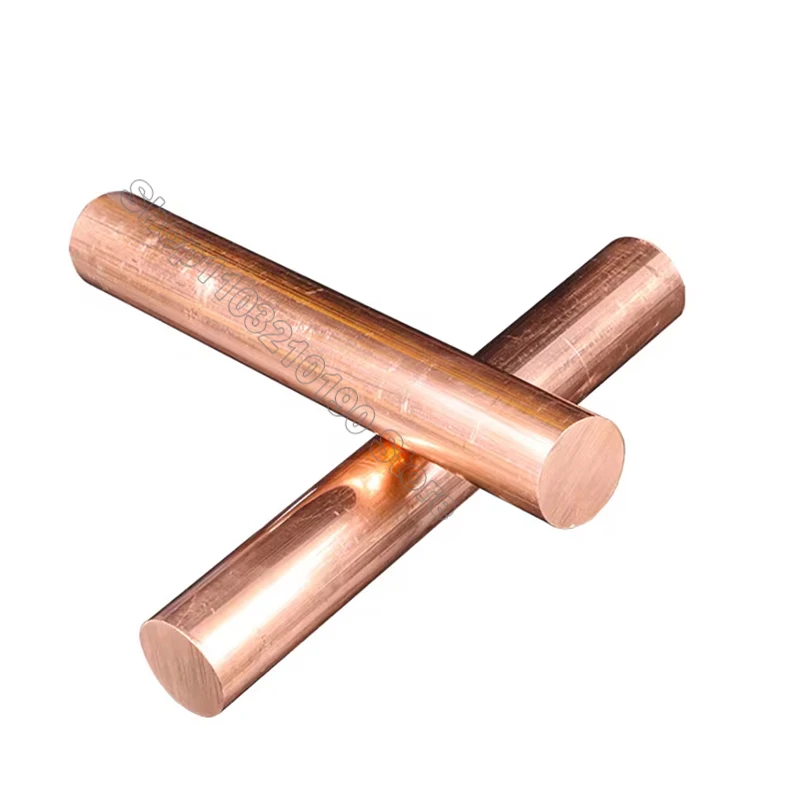 1-5Pc Copper Rod Solid Pure T2 Copper Round Bar Metal Rods Metal Processing Milling Metalworking Diameter 5-80mm Length 100-500m