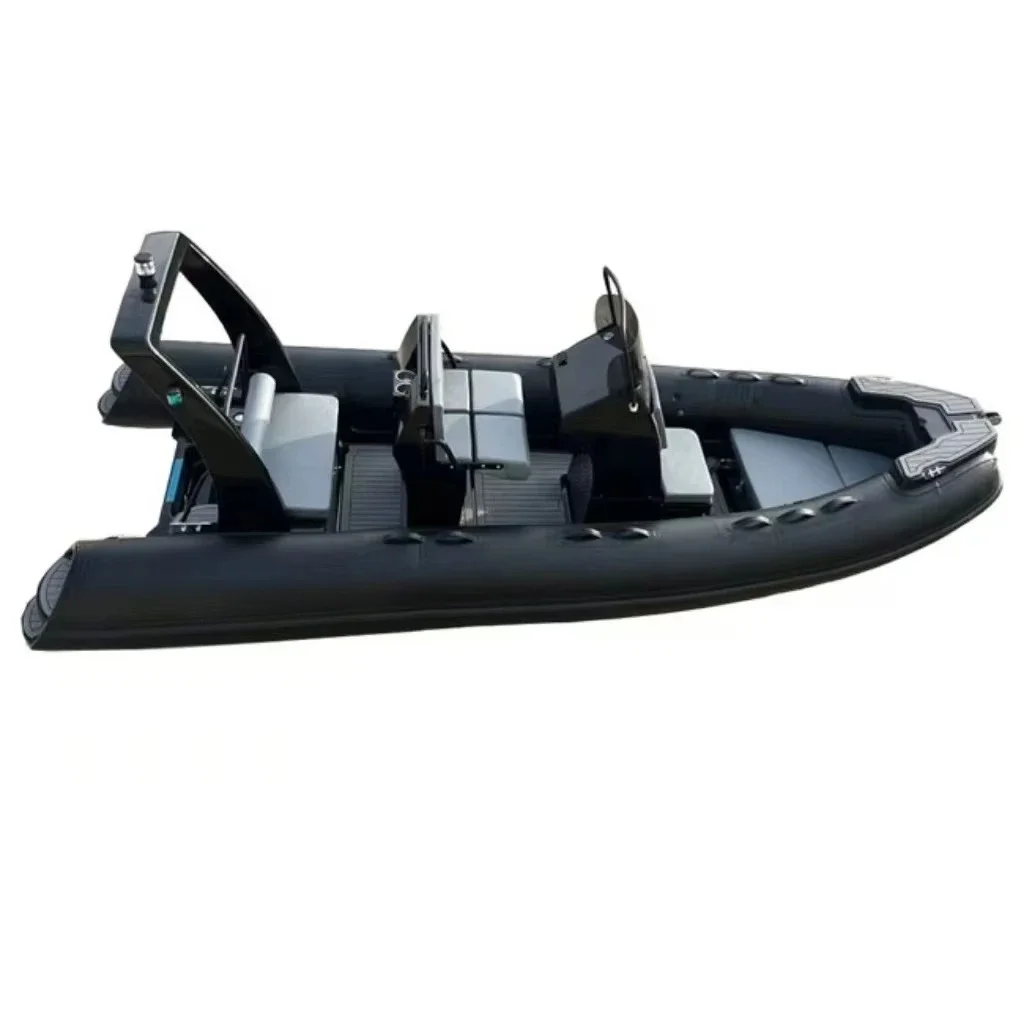 OEM Good Quality 17ft RIB 520 Inflatable Boat with Butter Fly Anchor Tray  for Fun