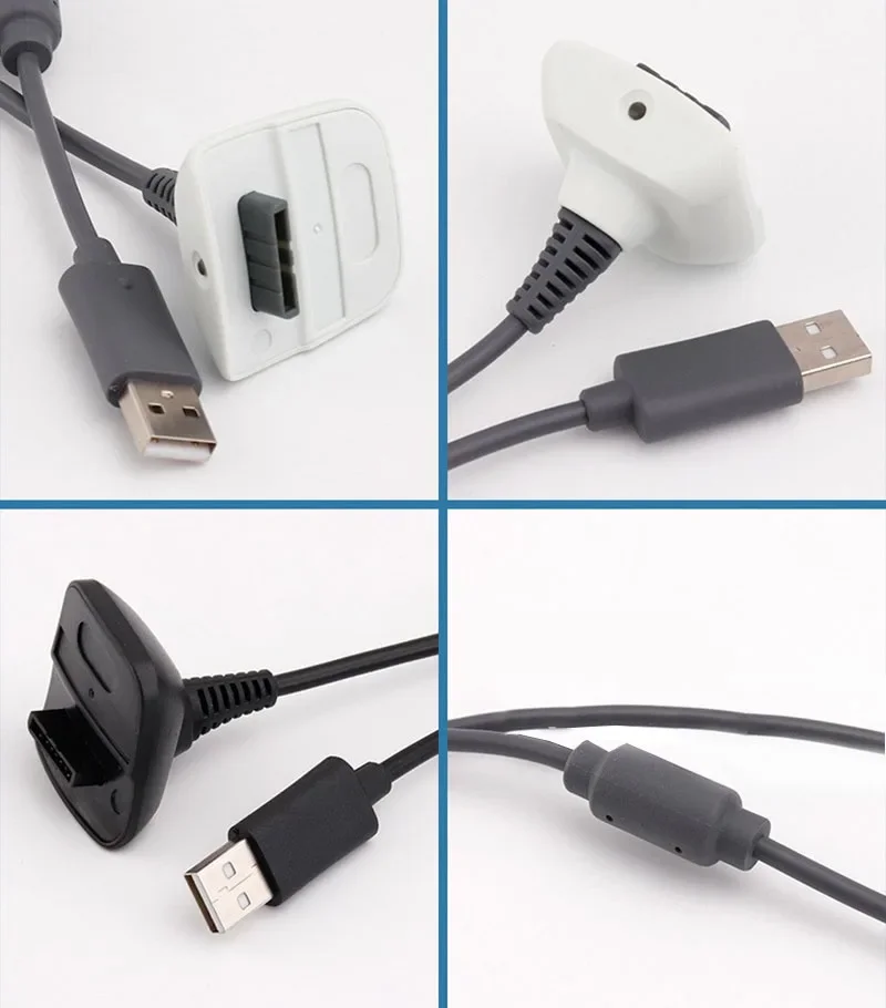 1.5M Games USB Play Charging Charger Cable Cord For XBOX 360 Wireless Controller Handle Connection Cable Accessory view 6