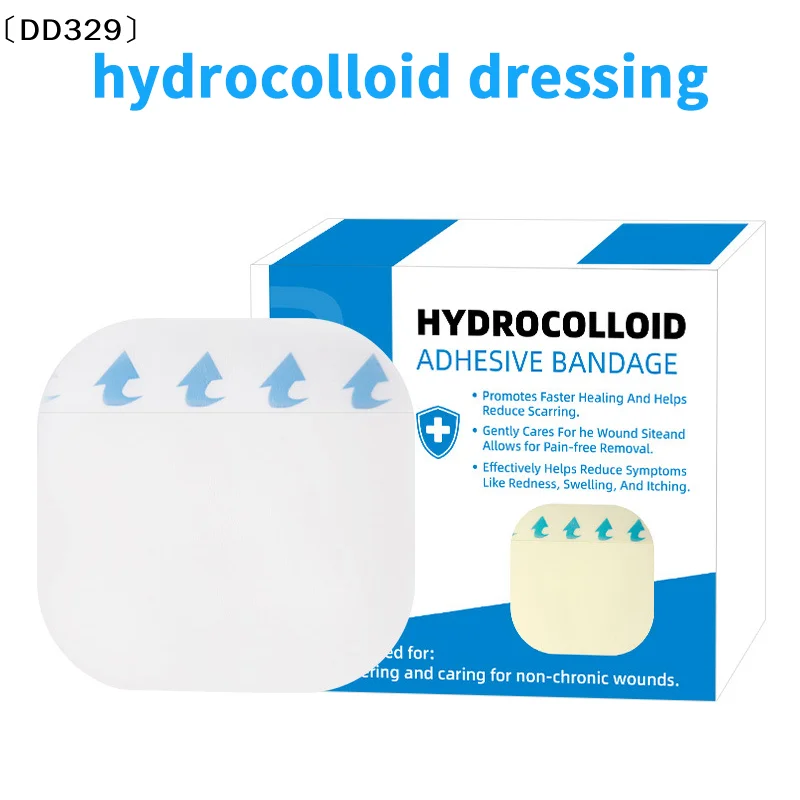 1/5 Pcs Self-Adhesive Patches Hydrocolloid Dressing Invisibility Breathable Wound Plaster Band Aid Adhesive Bandages Skin〔DD329〕