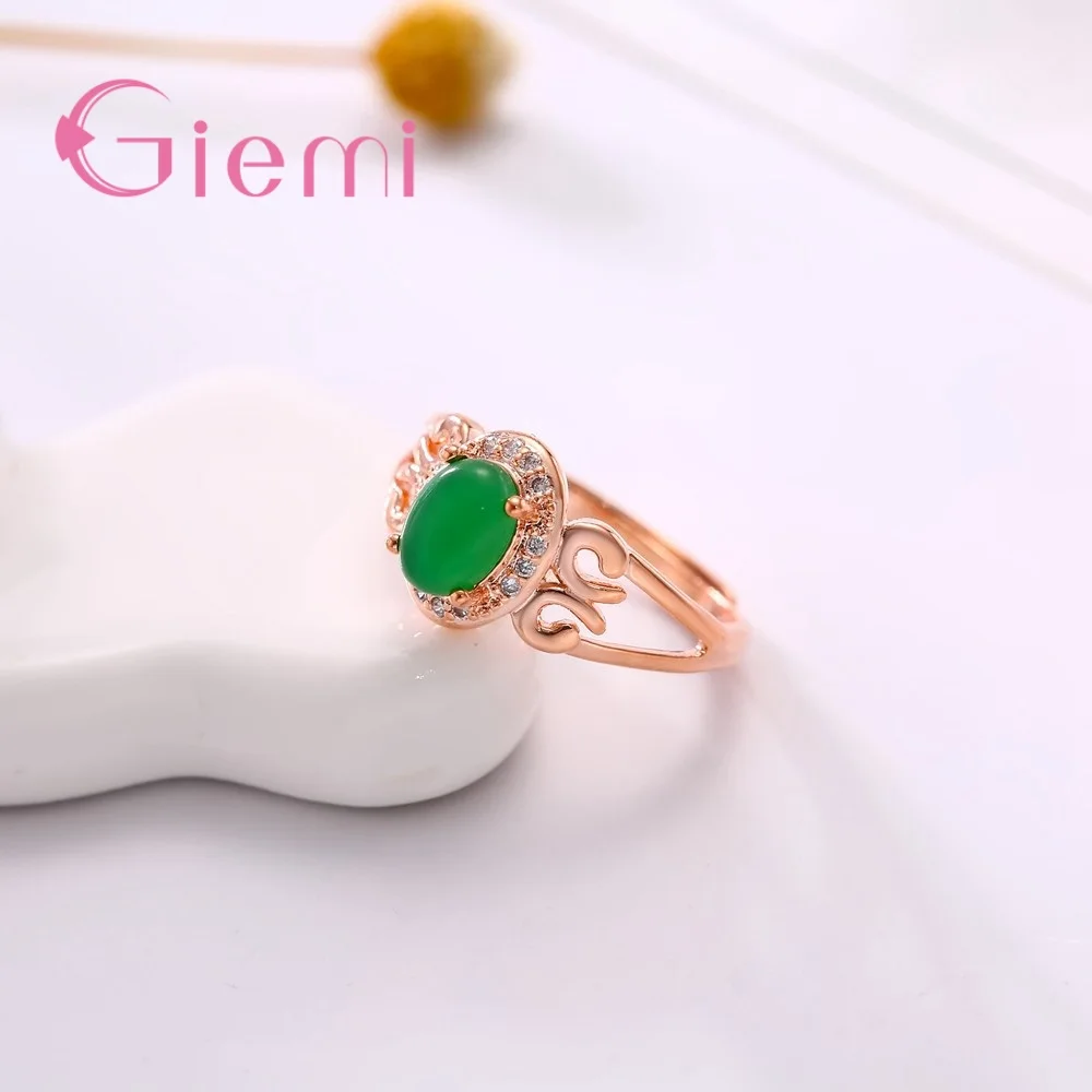 Fashionable Simple Retro Hot Sale 925 Sterling Silver Color AAA Cubic   Zirconia Resizable Ring For Women Ladies Best Jewelry