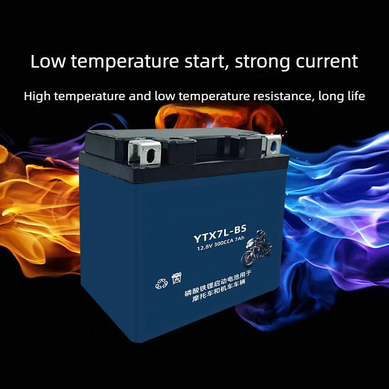 High Quality Motorcycle Starting LiFePO4 Battery YTX30L-BS 12.8V 30Ah Battery Packs for 12V Storage Harley Scooter Underbone