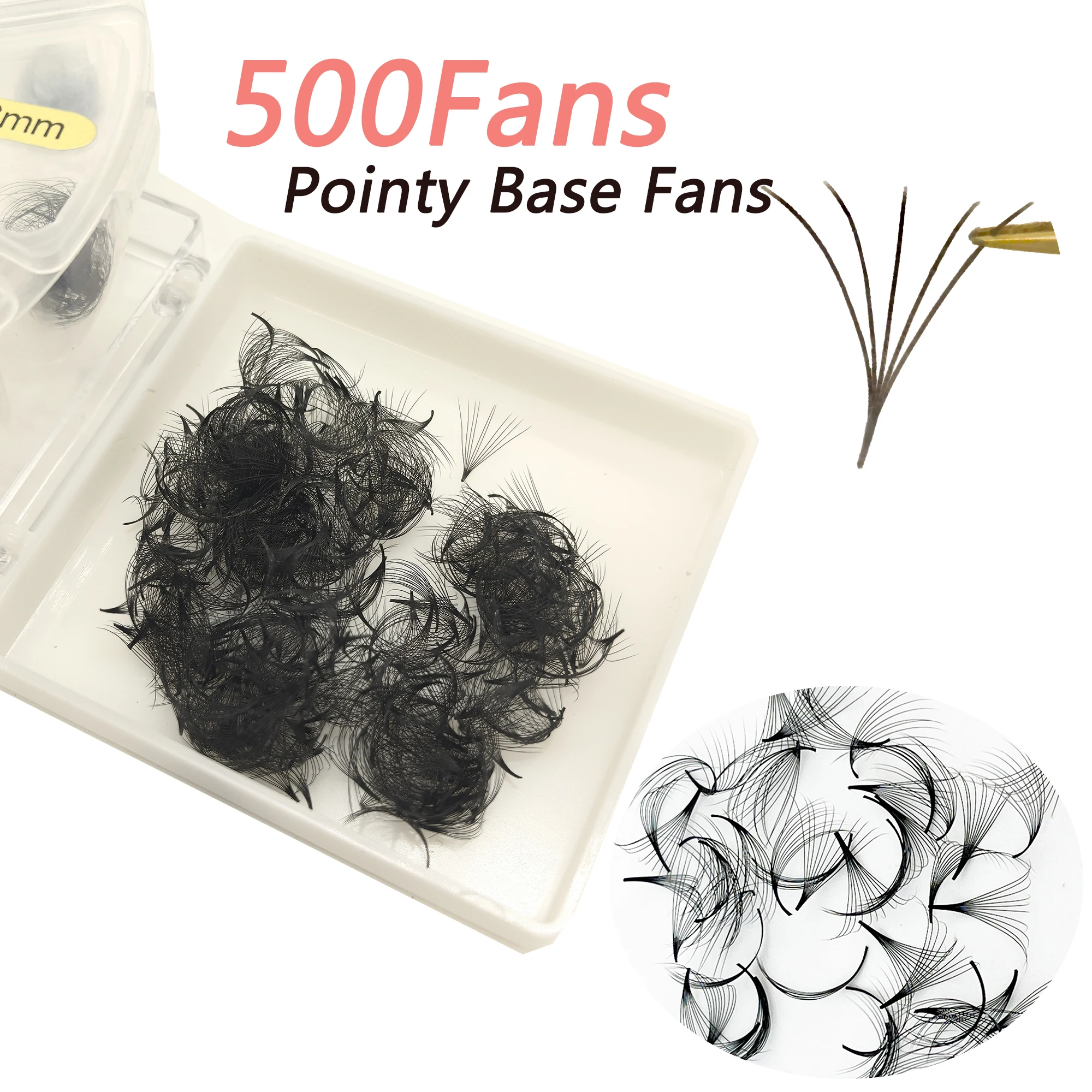 Tbestt 10D 20D Pointy Base Loose Fans Premade Volume Lashes Russian Volume Lash Fans 10D Eyelash Extensions