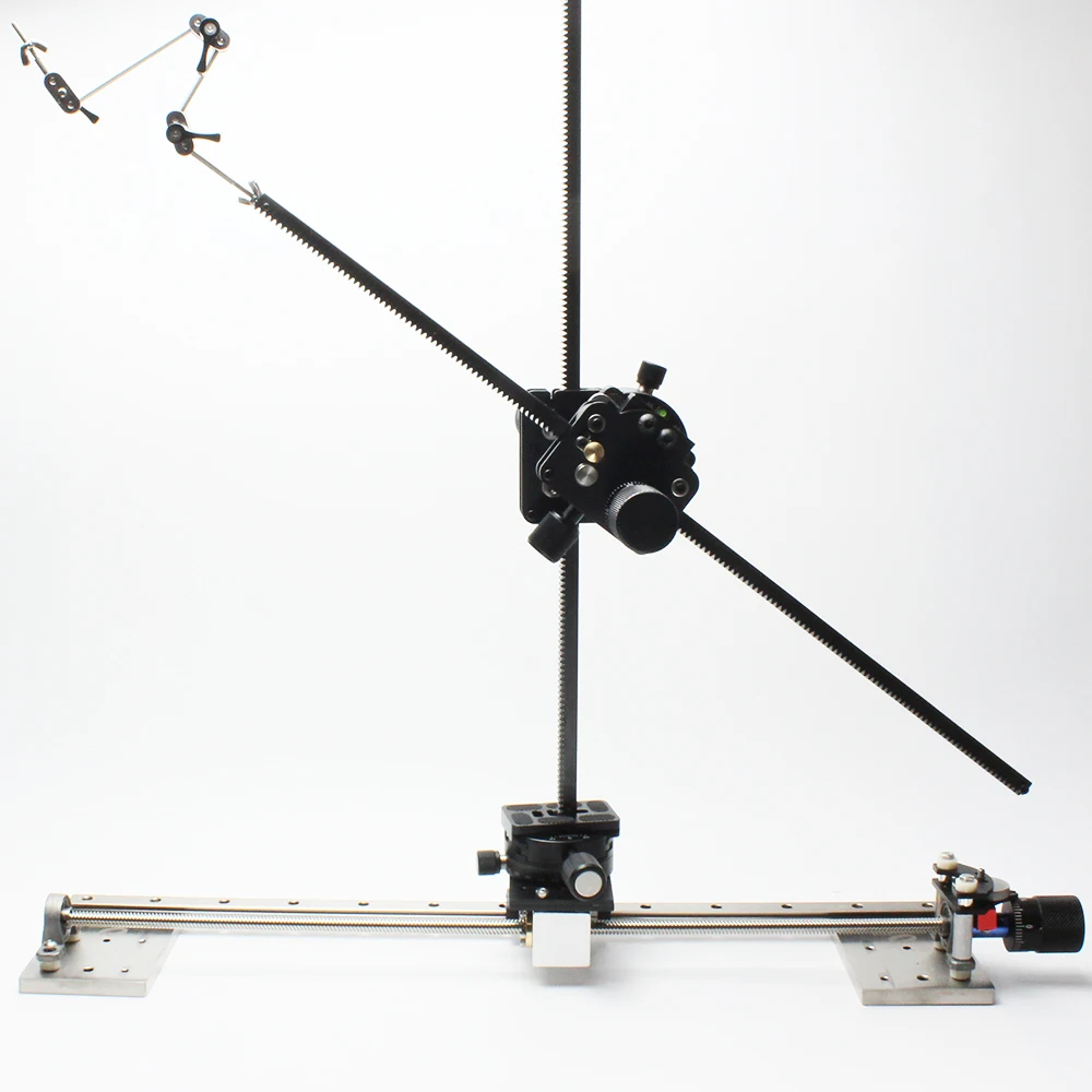 NEW! XYZPT-500 adjustable rail and winder rig system for stop motion animation or photography