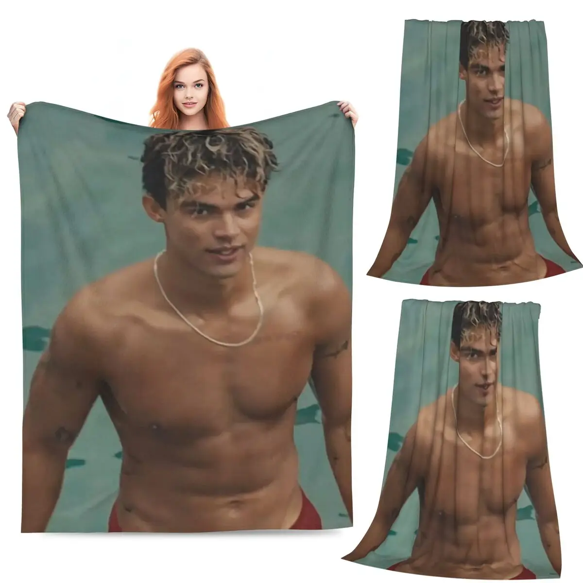 Matthew Broome My Fault London Movie Blanket Soft Warm Flannel Throw Blanket Bedding for Bed Living room Picnic Travel Home Sofa