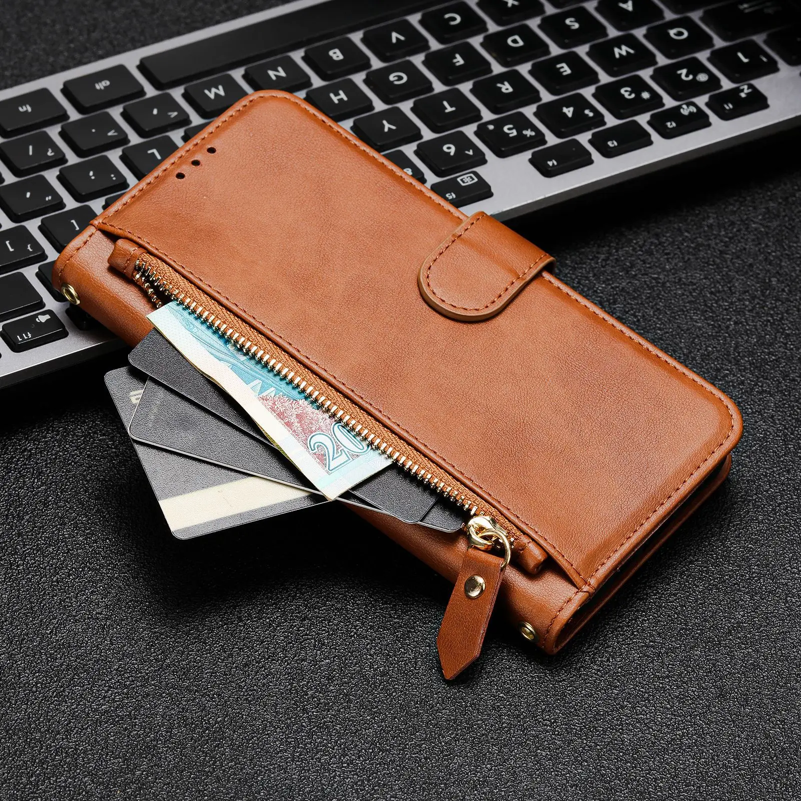 Zipper Leather Phon… - image