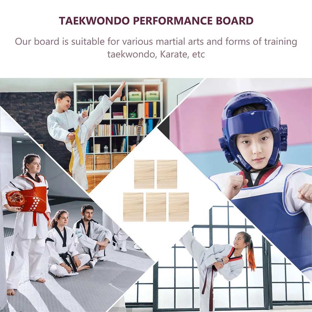 15 Pcs Gym Taekwondo Plank Kickboard Practicing Breaking Professional Child Karate Punching Bag