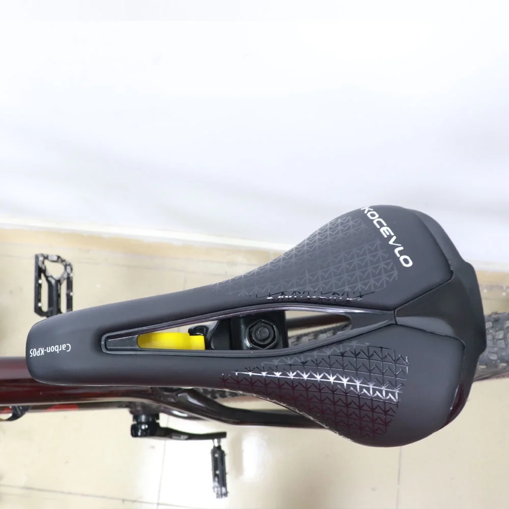 Neue Design Hohl Leichte Volle Carbon Faser Bogen EVO Schwamm Mtb Rennrad Sitzkissen Fahrrad Sattel – Detail 10
