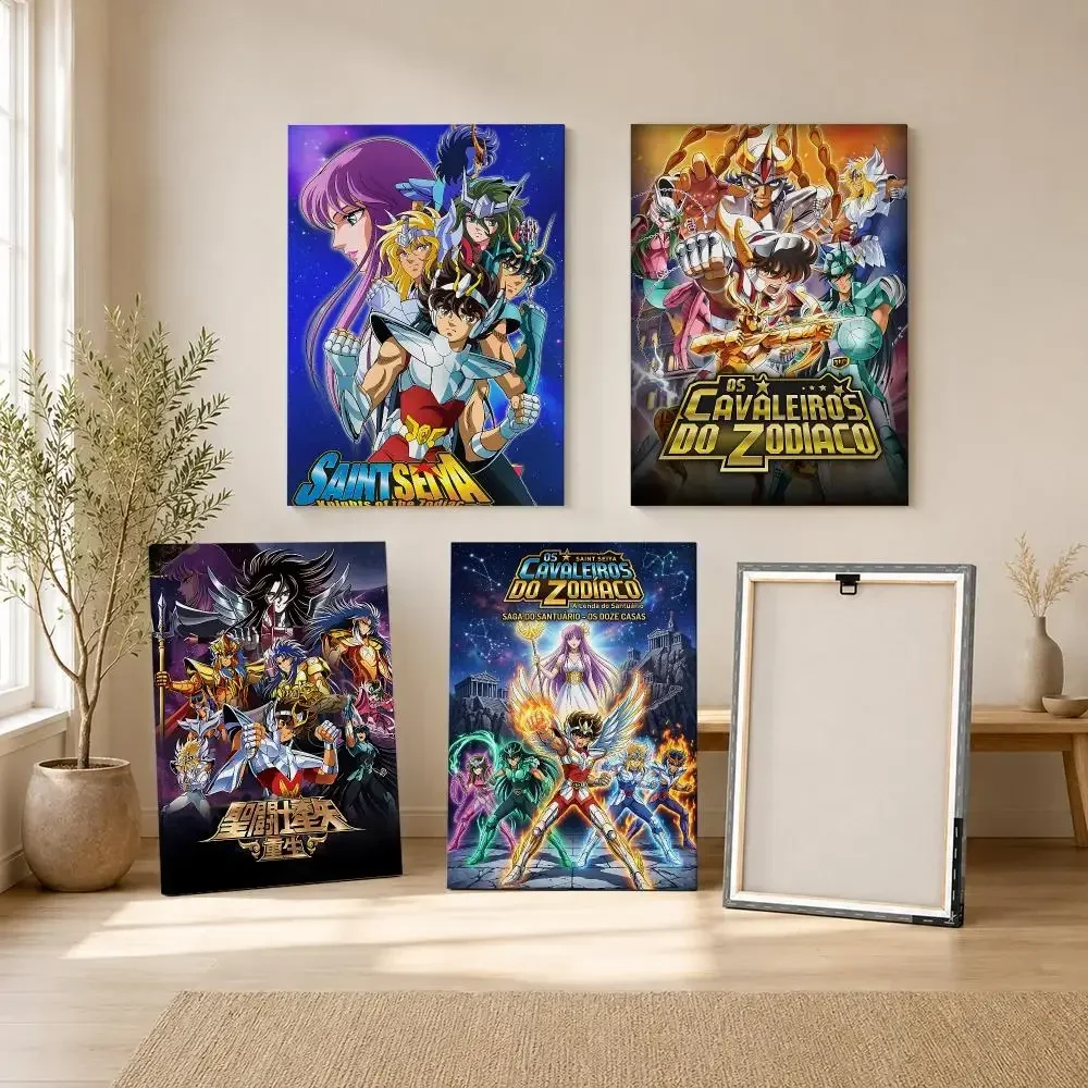 Best Seller S-Saint S-Seiya Painting Calligraphy Canvas Wall Art Living Room Bedroom Hallway ClearPrint Non-Fading&Gift