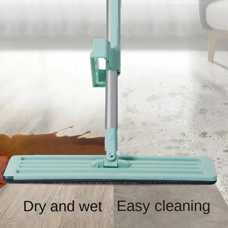 Multifunctional Lazy Mop 360° Rotating Floor Cleaning Mop Wet and Dry Dual-use Home Office Flat Mop