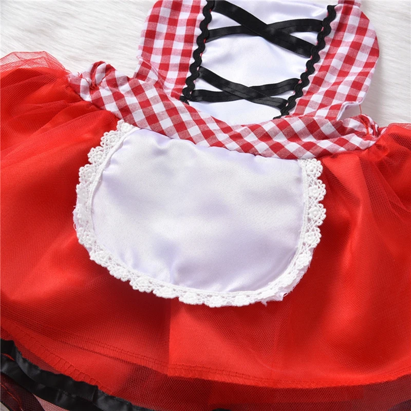 Newborn Props Romper Little Red Riding Hood Costume Baby Costume