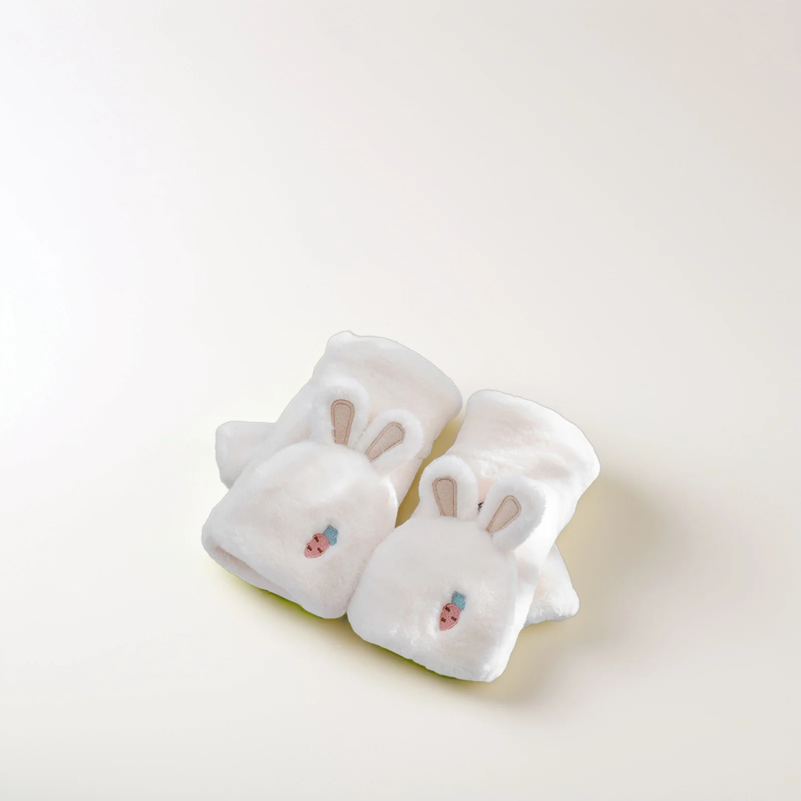 1 زوج قفازات أذن أرنب دافئة الشتاء أقل القفازات للنساء المضادة للتجاعيد البوليستر يندبروف حماة اليد جميل #6