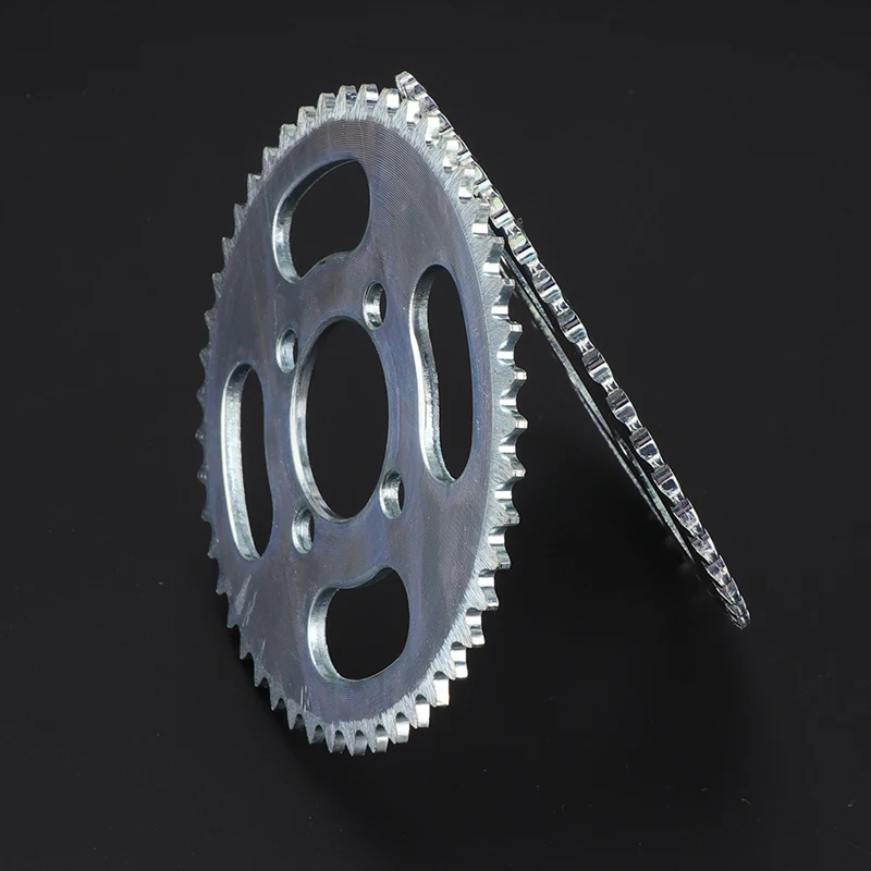 Electric Scooter Sprocket 25H 47T Sprocket 3/4 Holes Rear Sprocket Steel Electric Scooter Sprocket Replacement Accessory