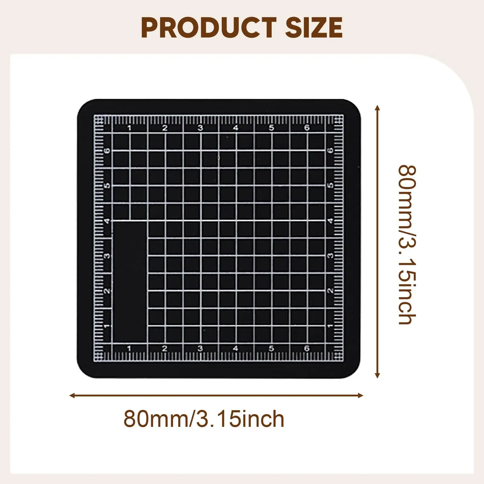 Alas Pemotong Selotip Dapat Digunakan Kembali 3.15 Inci Sisi Ganda untuk Stensil DIY Pekerjaan Seni Pemotong Hobi Model Bangunan Seni Kerajinan Jahit