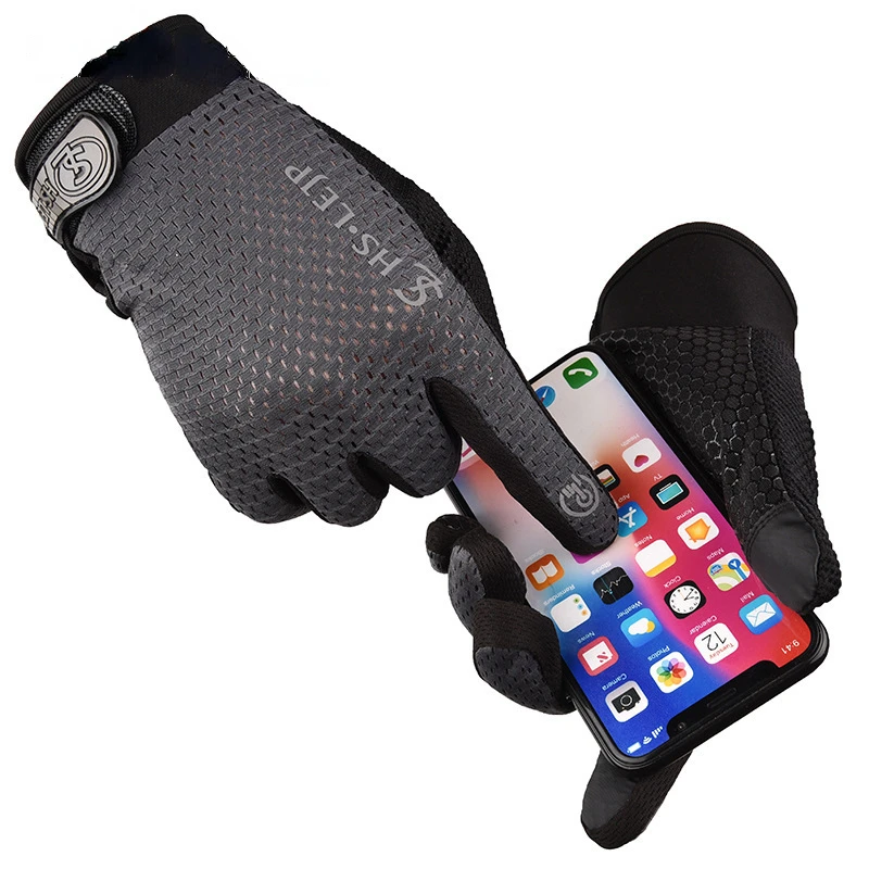 

Mesh Bike Gloves Full Finger Summer Men Women's Cycling Gloves Long Mtb Touchscreen Breathable Racing Bike Gloves Accessories