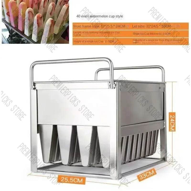 304 Stainless Steel DIY Ice Pop Mold  Lolly Household Popsicle Mould Homemade  Cream  40 Molds