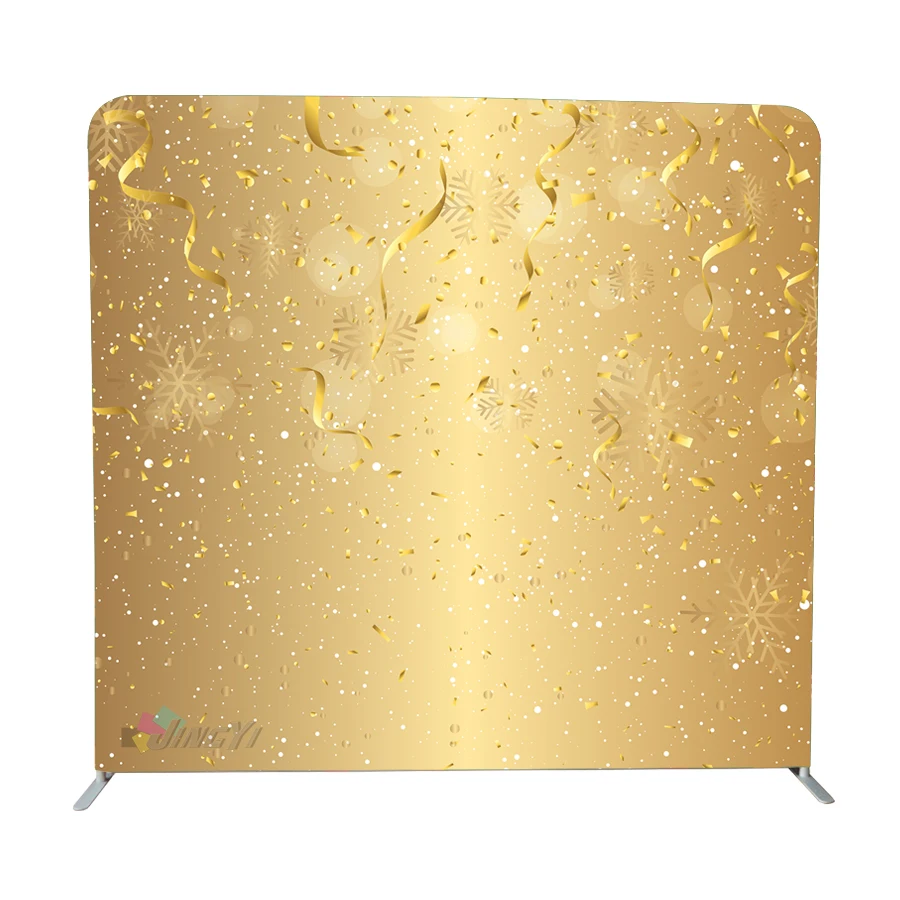 Wholesale Photography GOLD GLITTER SHIMMER Backdrop Wall Background 8X8ft Display Stand, Photo Booth Photography Backdrop Wall