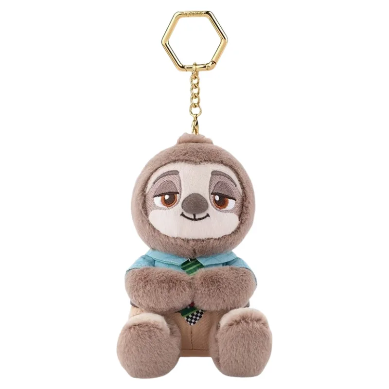 12cm Disney Zootopia Juddy Nick Sloth Finnick Nibbles Plüsch-Anhänger Mädchen Rucksack Taschen Gefüllte Schlüsselanhänger Niedliche Plüsch-Schlüsselringe