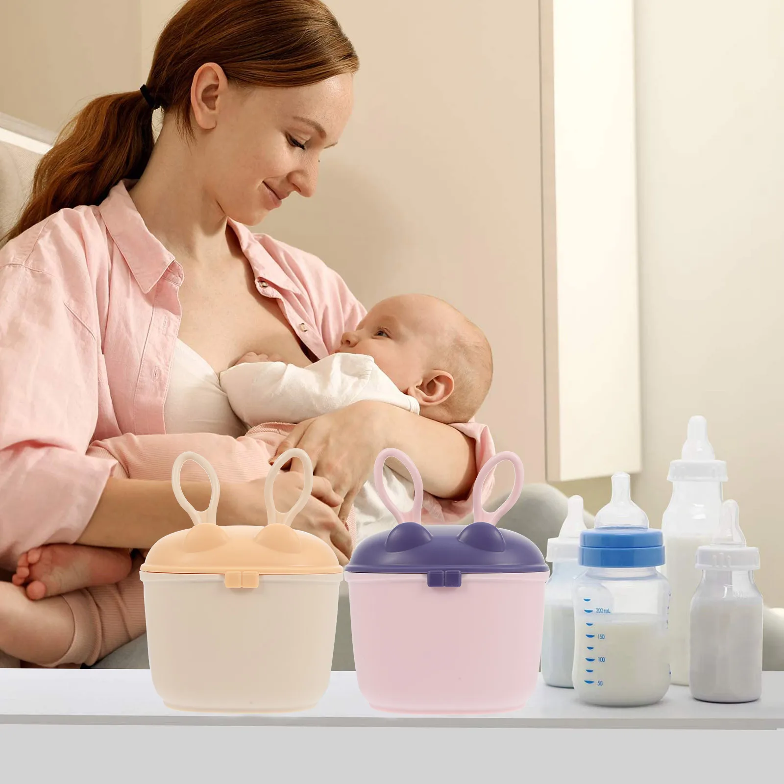 

Диспенсер для формулы, контейнер для детской формулы, контейнер для протеинового порошка, коробка для закусок, портативный герметичный контейнер для хранения сухого молока