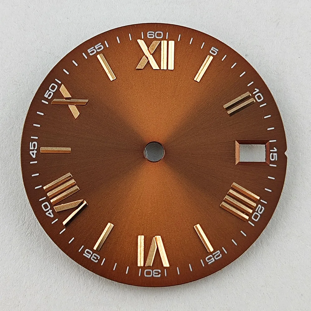 28,5 мм циферблат, совместимый с механизмом NH35nh36, сменные аксессуары для часов с персонализированным логотипом