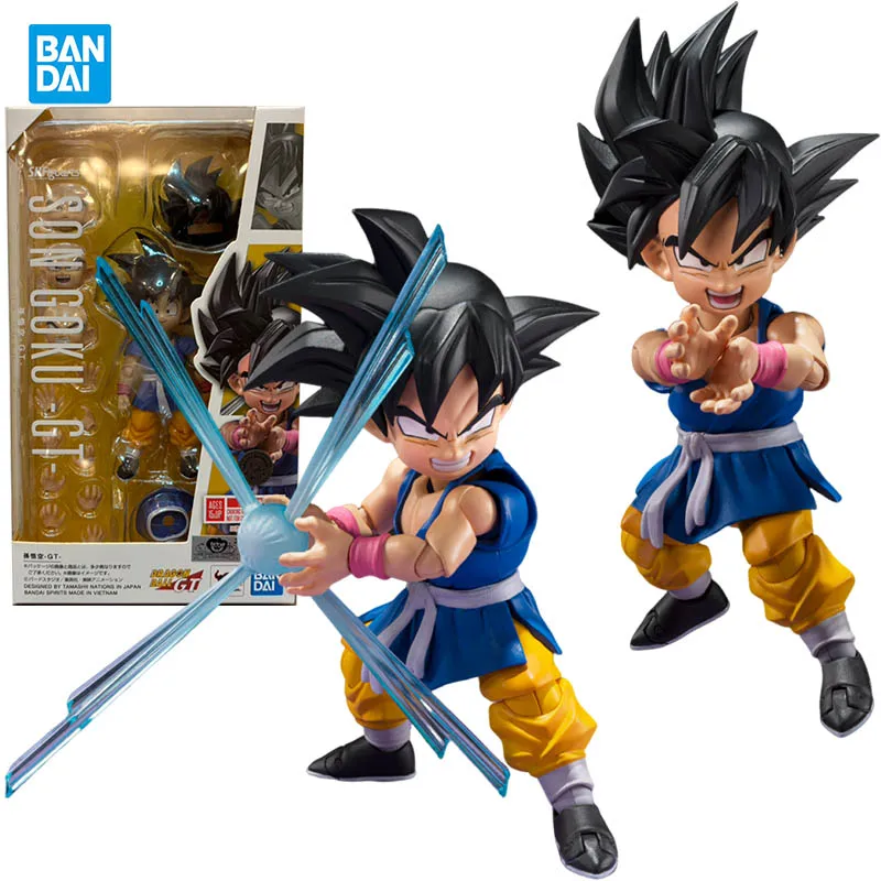 

Bandai Genuine Teenage Goku-GT- SHF Dragon Ball Anime figure Movable toy Anime Peripheral Action Figures Doll for Collectors