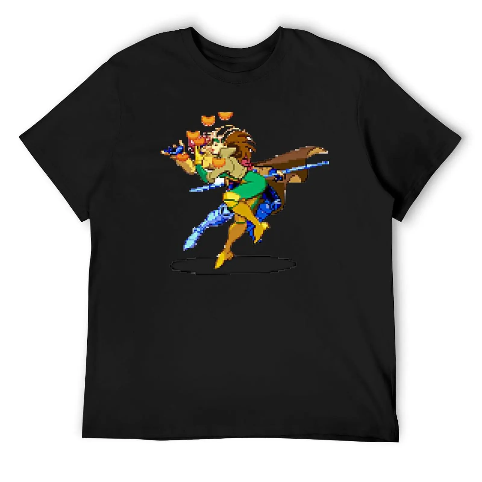 MVC2 Gambit and Rogue T-Shirt quick-drying shirts graphic summer clothes animal prinfor boys Men's t shirts